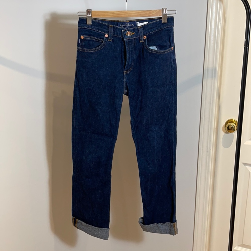 4/$20 🔥 Earl Jean Mid Rise Straight Jeans
